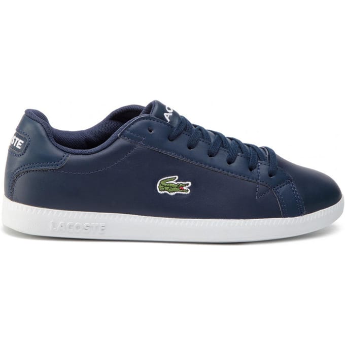 Lacoste Graduate BL 1 SMA Heren Navy/Wit Sportschoenen