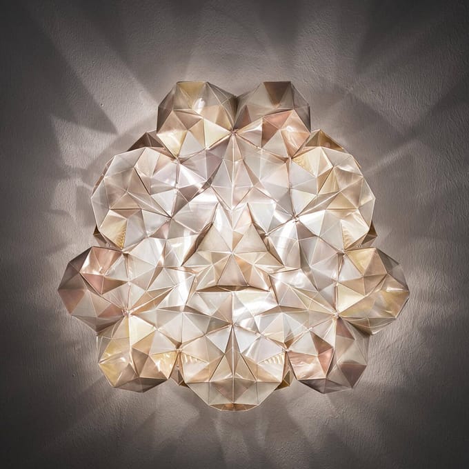 Slamp Drusa design plafondlamp, crème