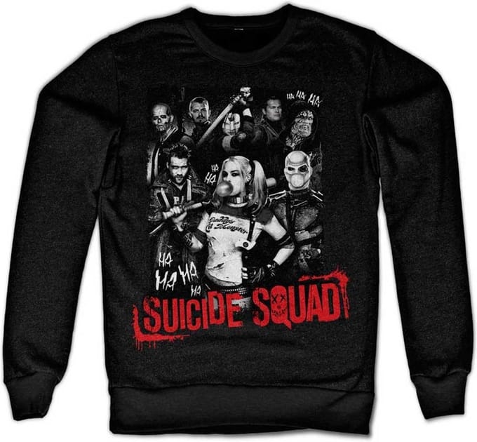 DC Comics Suicide Squad Sweater/trui -S- Suicide Squad Zwart