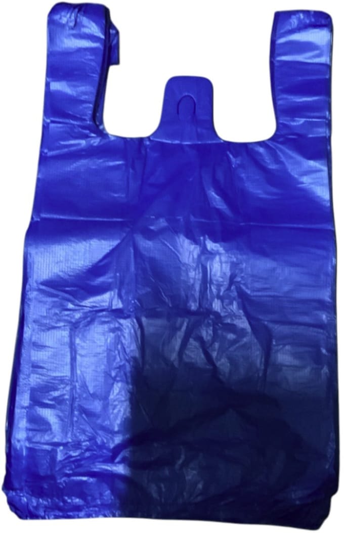 Tas, HDPE, Hemd, 25x 12x45cm, hemdtas, blauw,10my,2000st