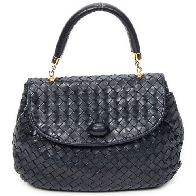 Vintage Top Handle Tote  Handtas