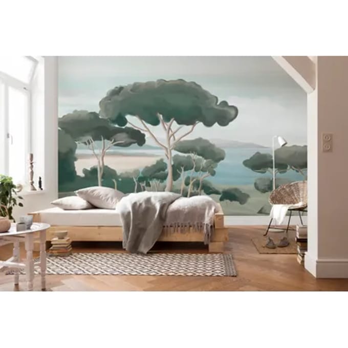 Komar Fotobehang Mediterranean - Groen - 2,50m X 350cm