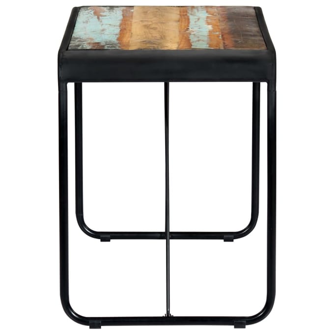 vidaXL - Eettafel - 118x60x76 - cm - massief - gerecycled - hout