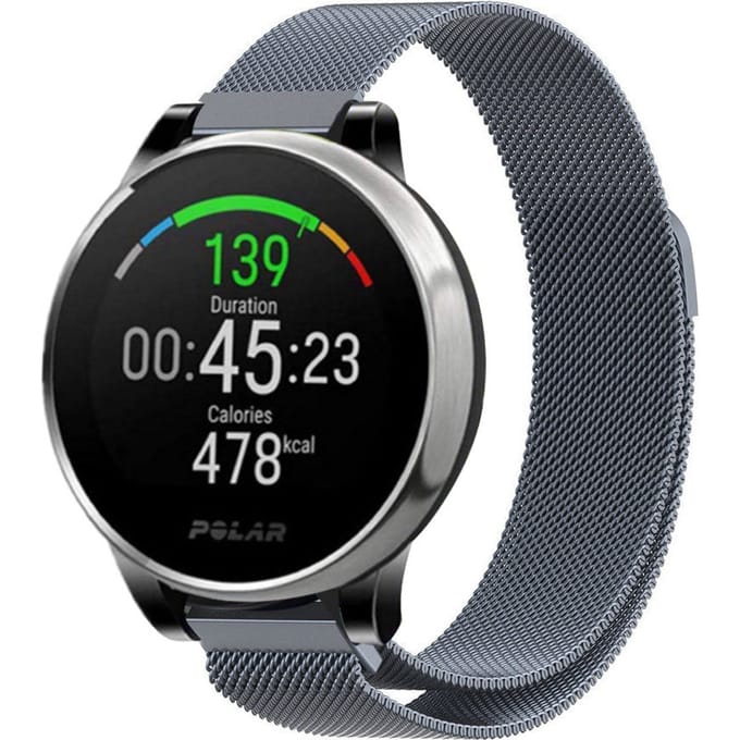 Polar Grit X Milanese band (space grey)