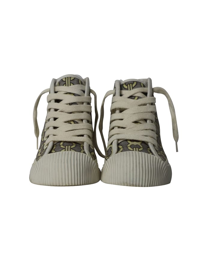 Tory Burch Buddy Hoge Sneakers in Multicolor Canvas