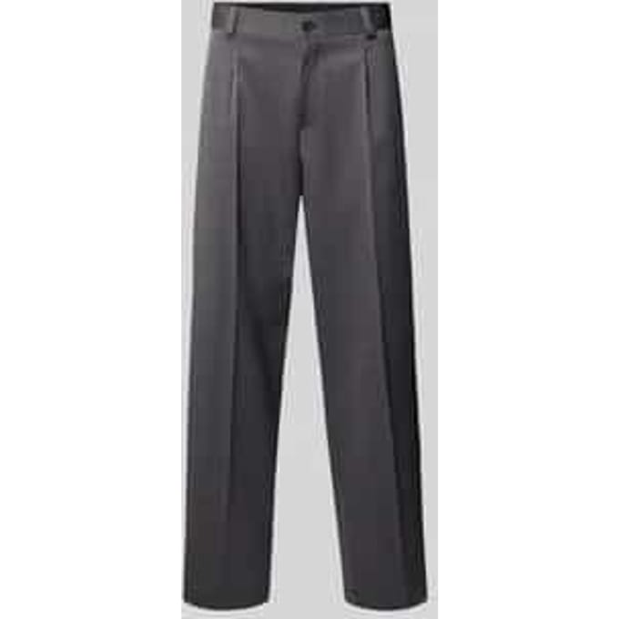 Loose fit pantalon van scheerwolmix model 'FLIPS251X'