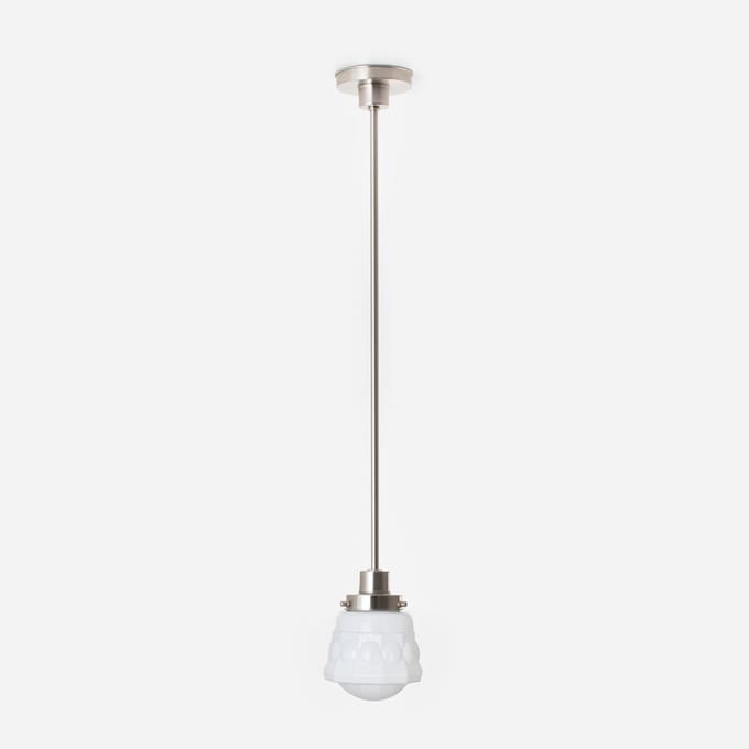 Hanglamp Weimar 20's Matnikkel - Art Deco Trade