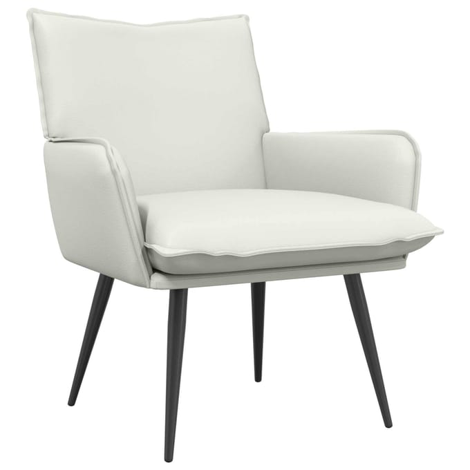 vidaXL - Fauteuil - Wit - Kunstleer