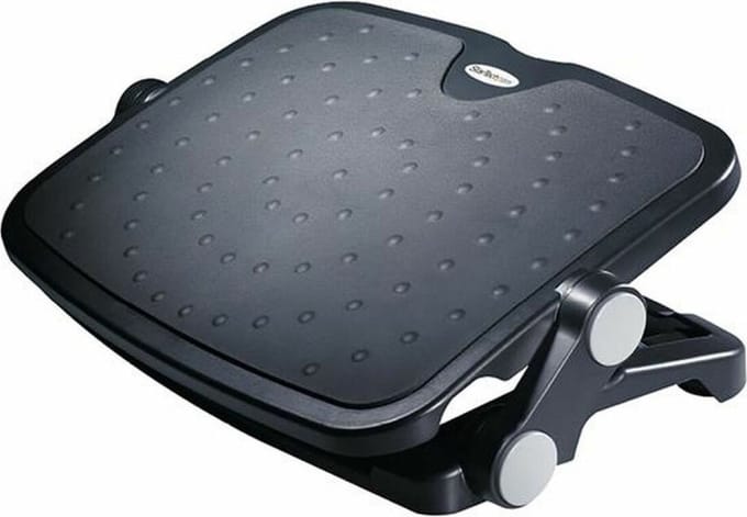 StarTech.com Adjustable Under-Desk Foot Rest Black