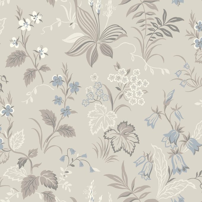 Boråstapeter Vliesbehang 3263 - Timeless Traditions - Botanisch Beige - 53cm x 10.05m