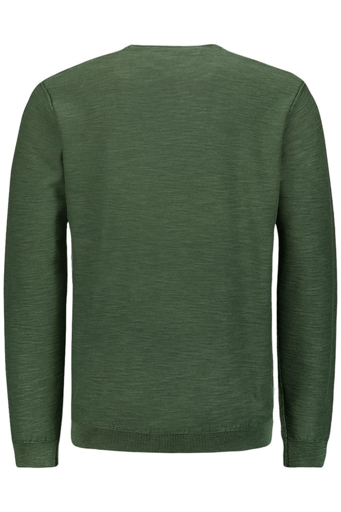 No Excess Pullover Crewneck Garment Dyed + Stone Washed Dark Green Größe: XXL | Pullover Outlet | Herren | Grün