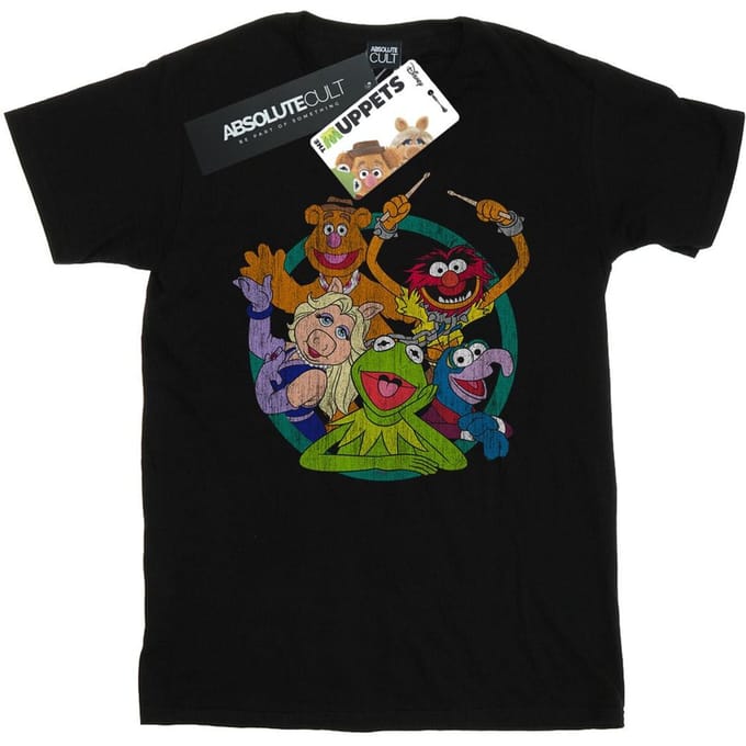 Li-cense Disney heren the muppets groep cirkel t-shirt