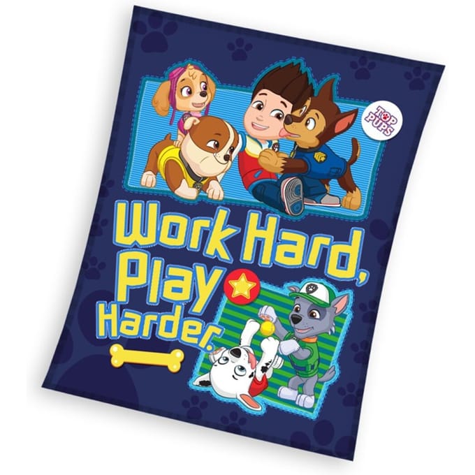 PAW Patrol fleeceplaid Top Pups - 100 x 140 cm - Polyester