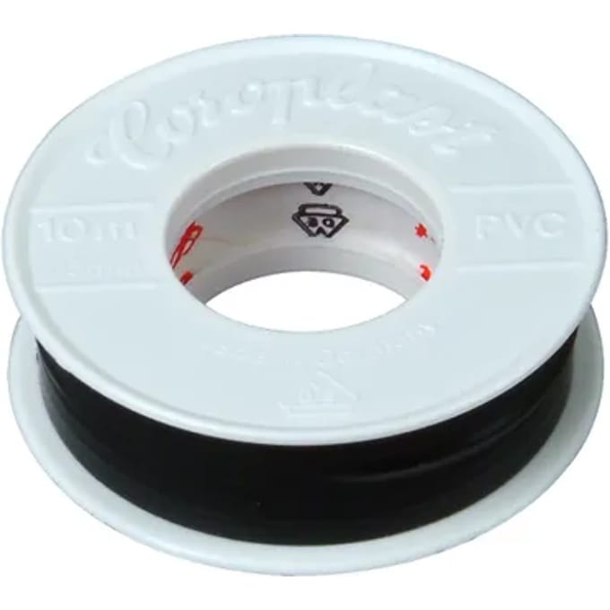 Isolatietape 19mmx20m Zwart