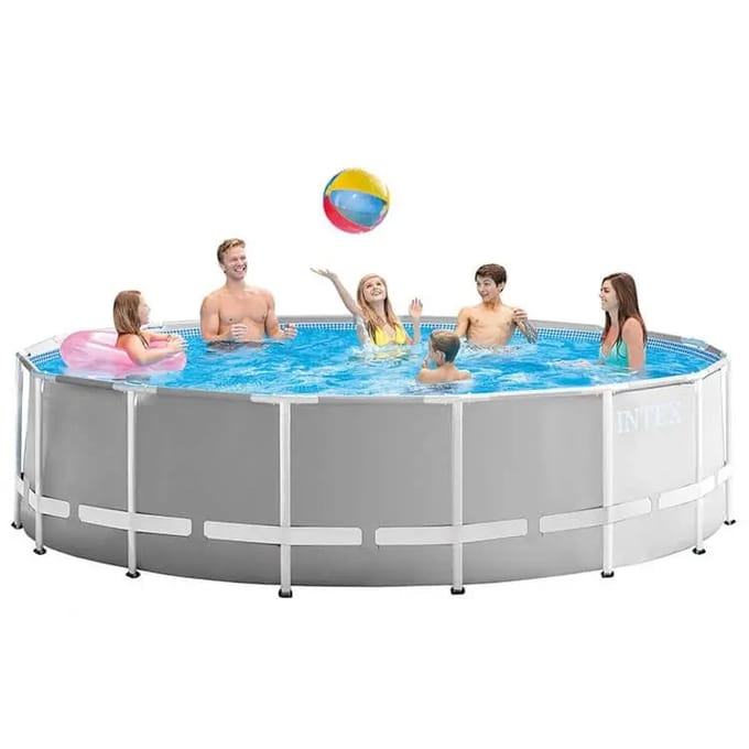 Intex Prism Frame™ Premium Pool - Opzetzwembad - Ø 457 x 122 cm met filterpomp