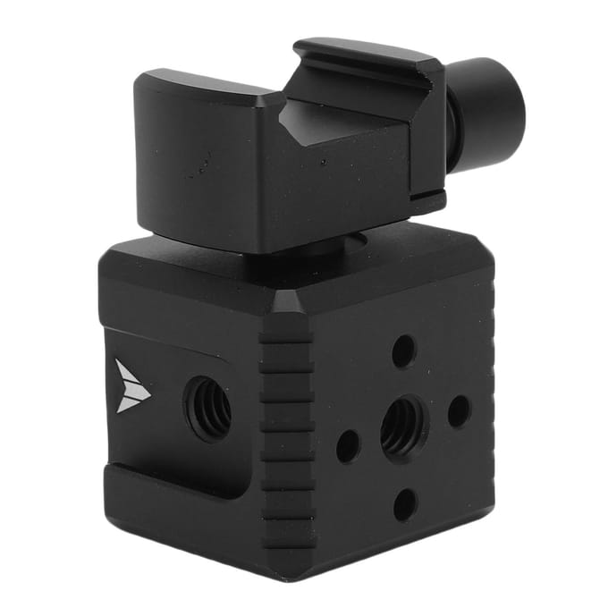 Adaptateur d'extension compatible avec    3  4  C2 Stabilisateur de caméra Support de pince de tige Extenseur Connexion Flash Lumière Microphone black