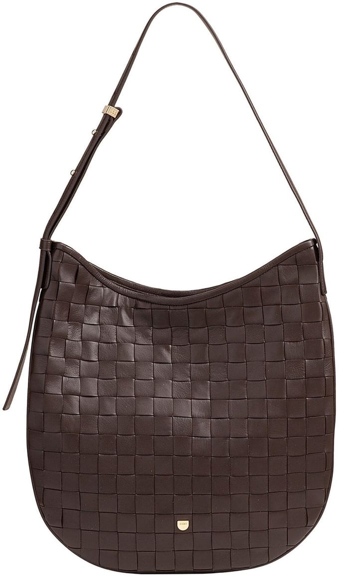 DuDu Sylvie Schoudertas Leer 36.5 cm - Dames - coffee brown