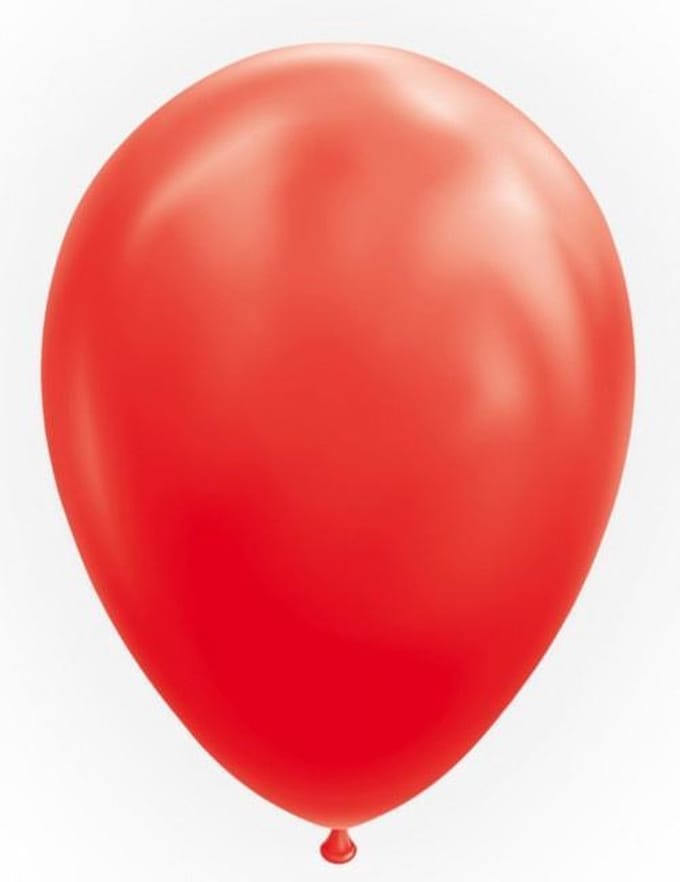 50 ballonnen rood 12 inch.
