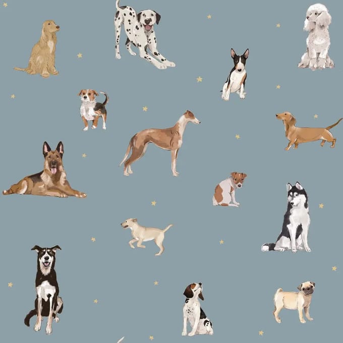 Baby behang Dekornik Dogs Are The Best