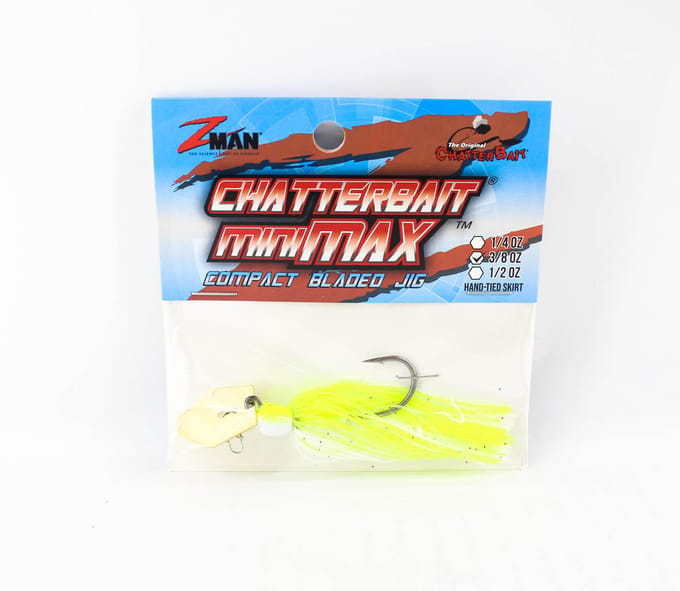Zman Chatterbait Mini Max Zinkend Kunstaas 3/8 Oz Grafiek/Wit (8880) brown