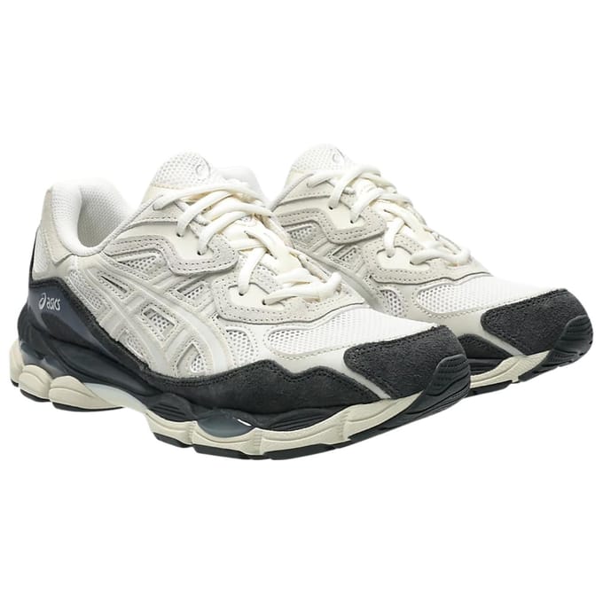 ASICS Gel NYC Wit Rookgrijs Unisex Sneakers 1203A383-111 40