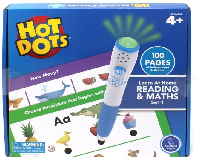 Learning Resources Hot Dots® Thuis Leren Lezen & Rekenen Set - 3+