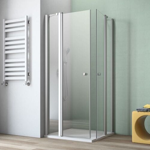 GEO maw flex corner entry with 2 swing doors, 90 x 100 cm AE20090102360