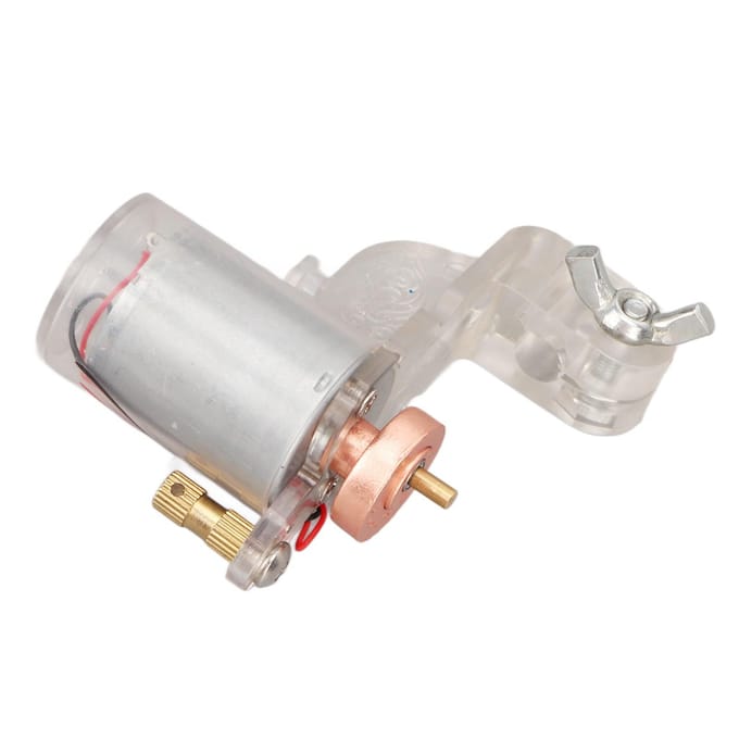 Rotary Tattoo Machine Transparant Verstelbaar Excentrisch Wiel Lager Tattoo Motor Pistool gray