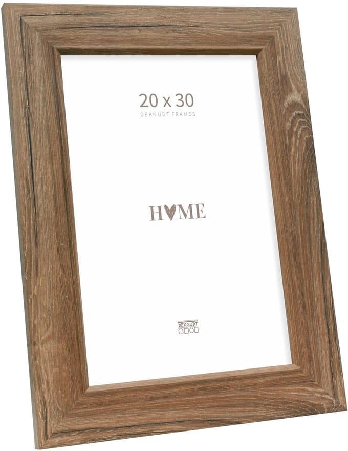 Deknudt Frames fotolijst S48SH4 - bruine houttint - breed - 20x30 cm