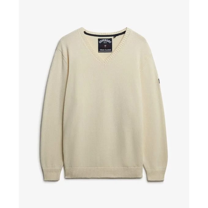 Superdry - Oversized V-hals Trui - Dames - Sweaters
