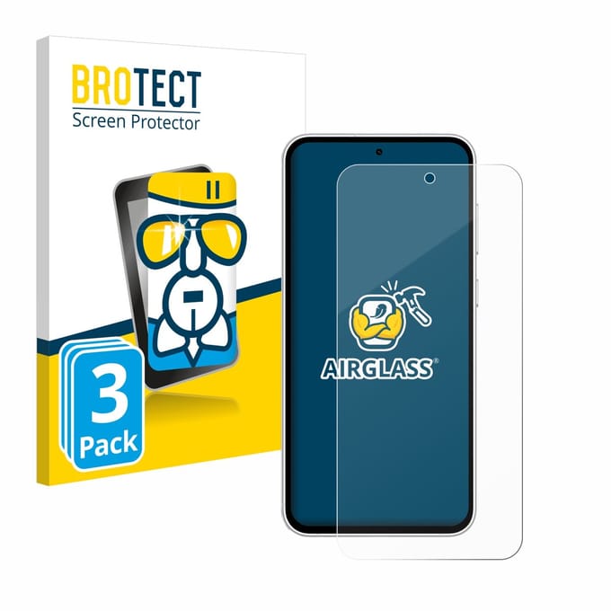 Screenprotector 3 Stuks voor Samsung Galaxy S23 FE Beschermglas transparant