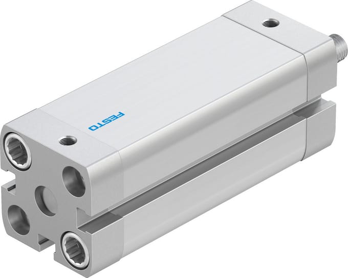 Festo Compacte Cilinder 20mm Boring 60mm Slag ISO 21287 Dubbelwerkend - 577173 - P2BU4