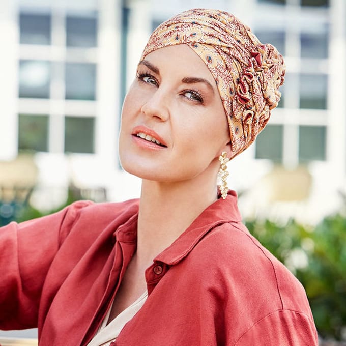 lotus turban - christine headwear - chemo