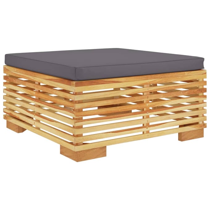 vidaXL - 2-delige - Loungeset - massief - teakhout