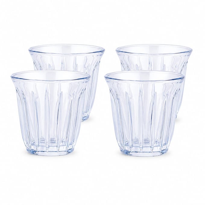 MHW-3BOMBER Wright glazen - stijlvol retrodesign - moderne kwaliteit - 4 stuks