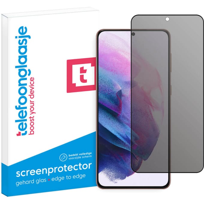 Samsung Galaxy S21 Plus screenprotector gehard glas Privacy