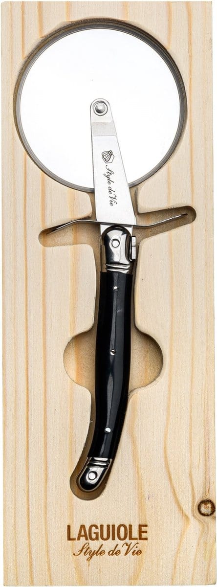 Laguiole Style de Vie - Premium Line - Pizza snijder - Zwart