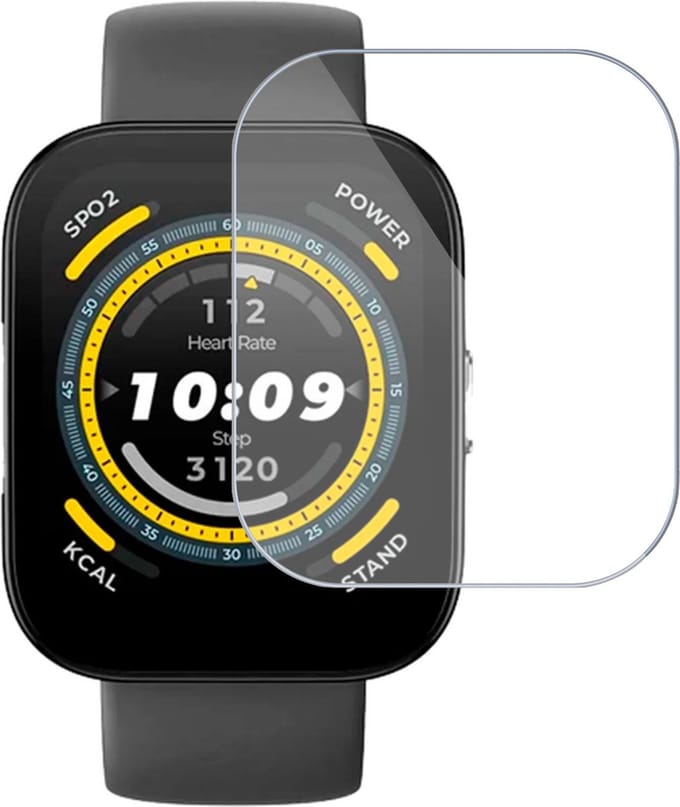 Screenprotector geschikt voor Amazfit Bip 5 - Folie Screen Protector