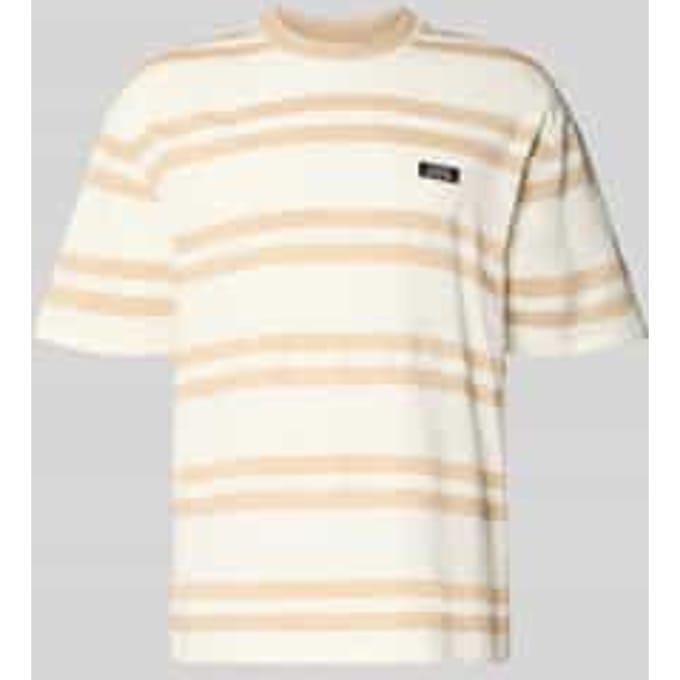 T-shirt met labeldetail