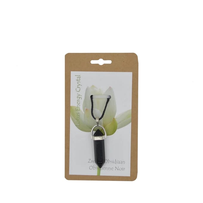 Energy Crystal Obsidiaan zwart