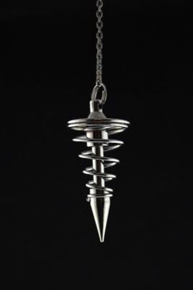 Pendel titanium/zwartkleurig gemaakt van metaal - 4 cm - 12 g