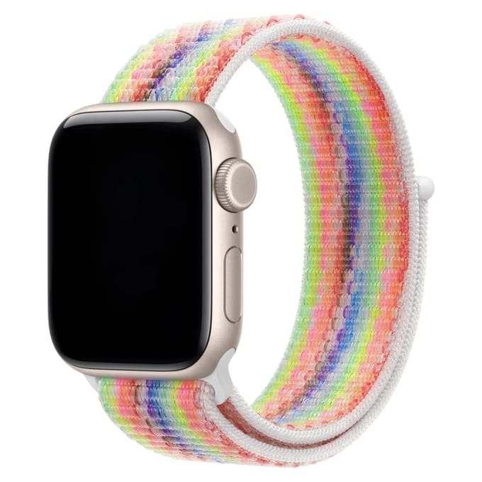 2+1 | Apple Watch Bandje Flyne - Geweven - Nylon - Pride 2026