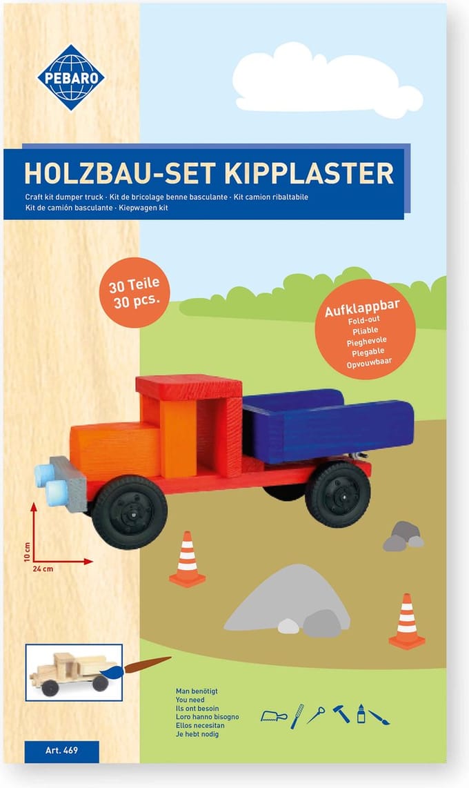 Houtbouwset kiepwagen