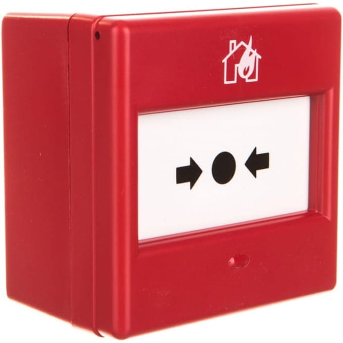 Boîtier manuel d'appel incendie complet avec verre 1P IP24D CXM/CO/GP/R/BB 4930010FUL-0048XC
