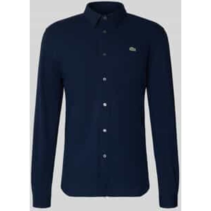 slim fit vrijetijdsoverhemd van puur katoen