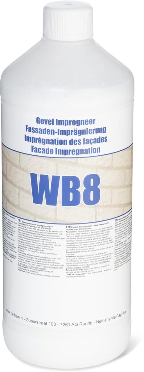 WB8 Gevelimpregneermiddel 1L (ca. 2 m2)