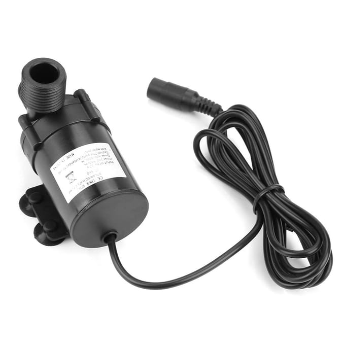 Mini pompe à eau sans balais CC pour chauffe-eau solaire 12 V 40 °C ~ 100 °C