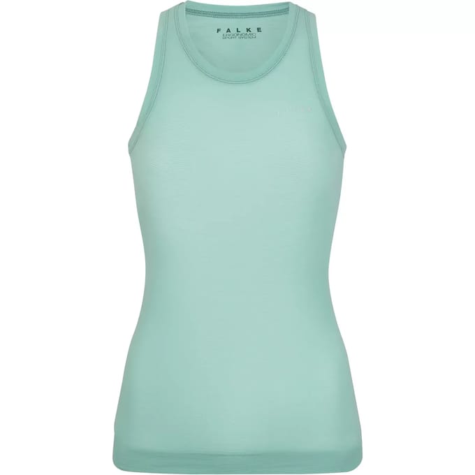 FALKE Ultralight Cool sneldrogend functioneel materiaal mouwloze functioneel shirt dames groen - maat M