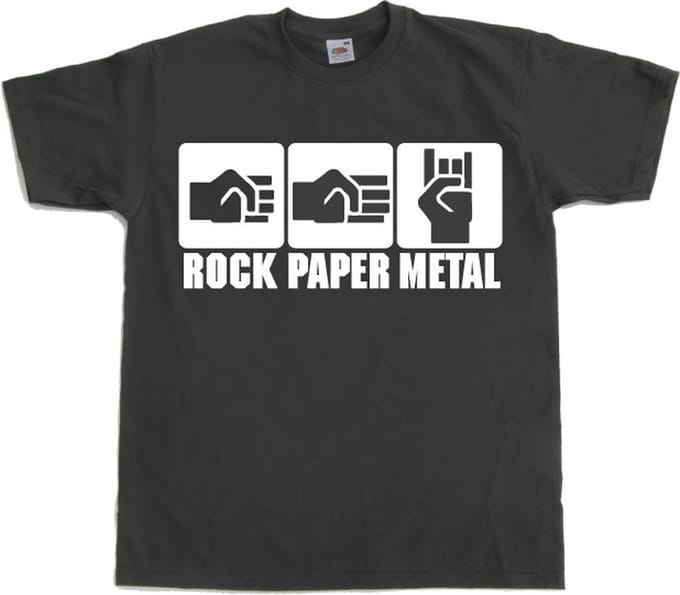 Hybris Rock-Paper-Metal Dark-Grey