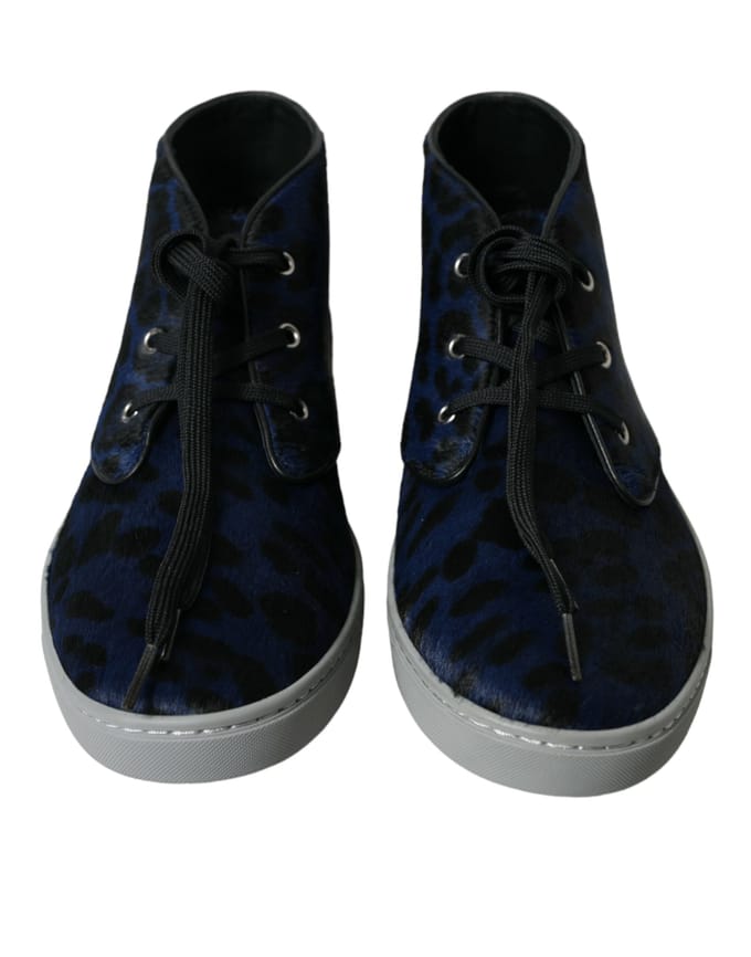 Leopardprint Hoge Sneakers